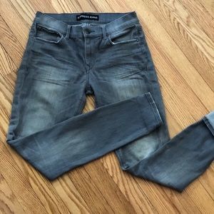 Express Gray Skinny Jeans